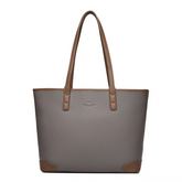 حقيبة نسائية توت كبيرة الحجم لون رمادي - KSA